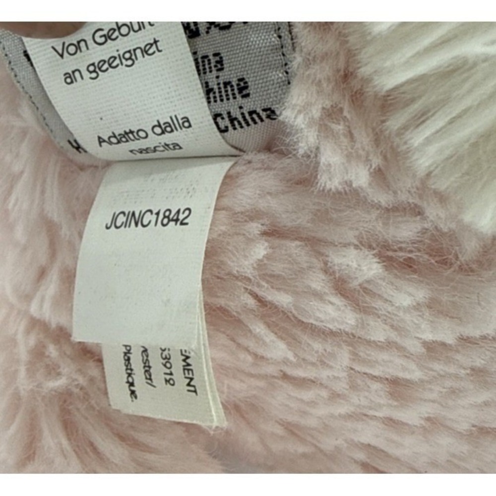 Little Jellycat London Bashful Pink Bunny Rabbit 11" Plush Baby Toy Chime Rattle - Picture 9 of 10